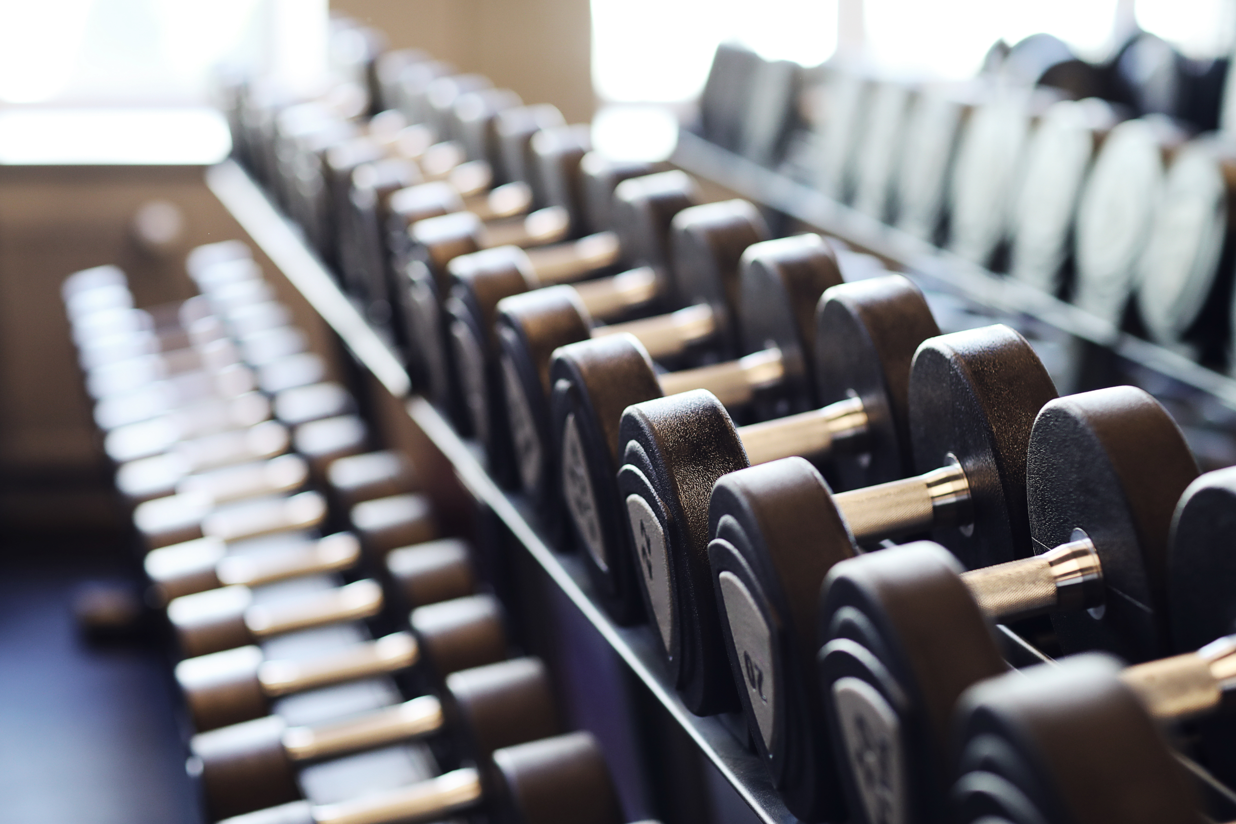 dumbbells rack